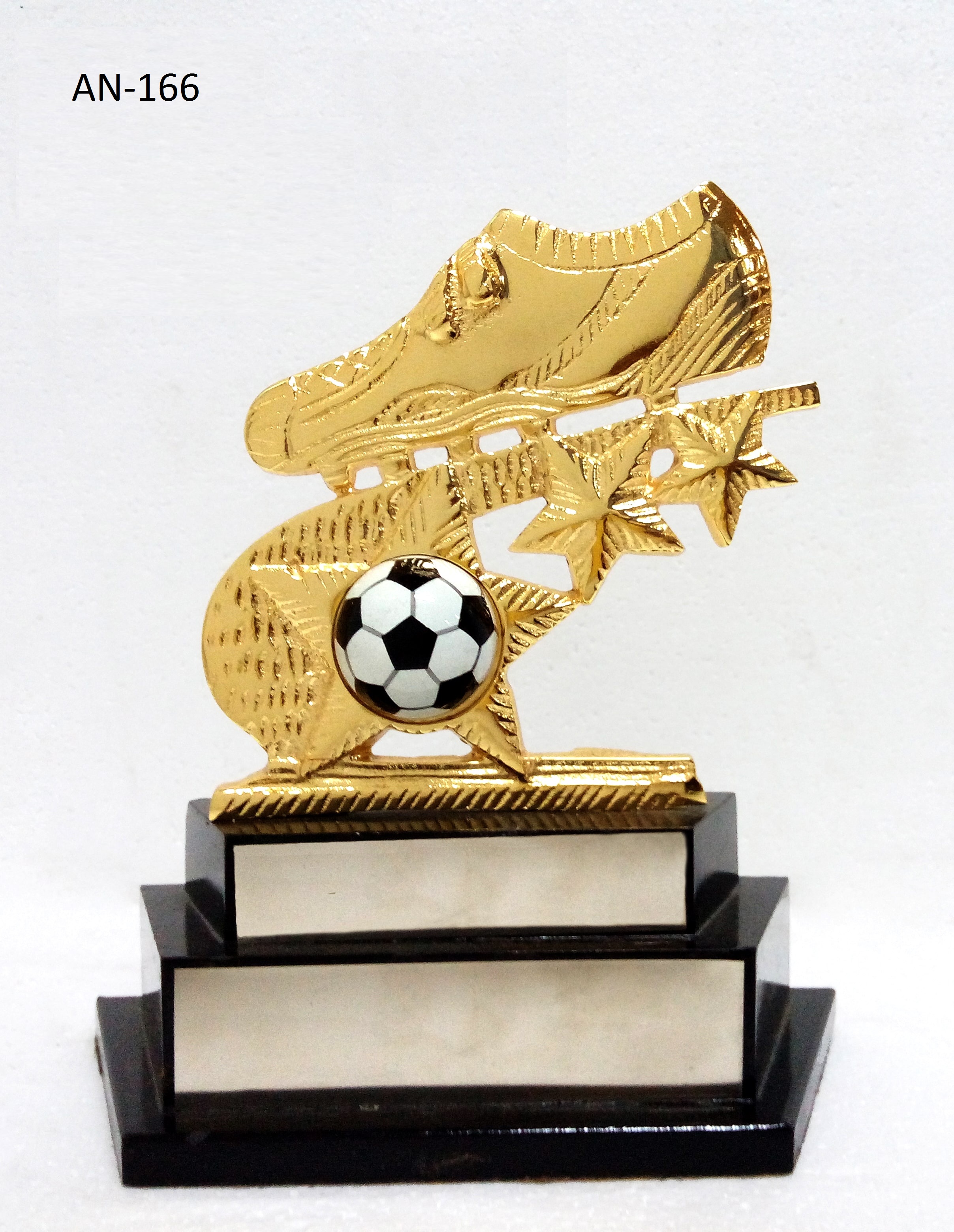 Force Football Trophy Gold Boots & Ball Award FREE Engraving Mini Budget Prize 