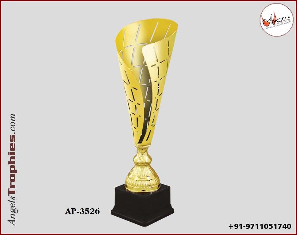 fibre cup golden cup with base