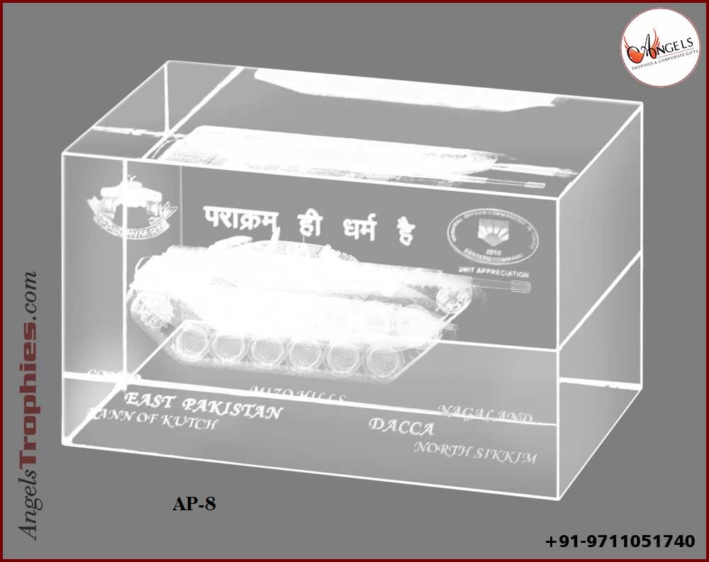 crystal 3d award trophy