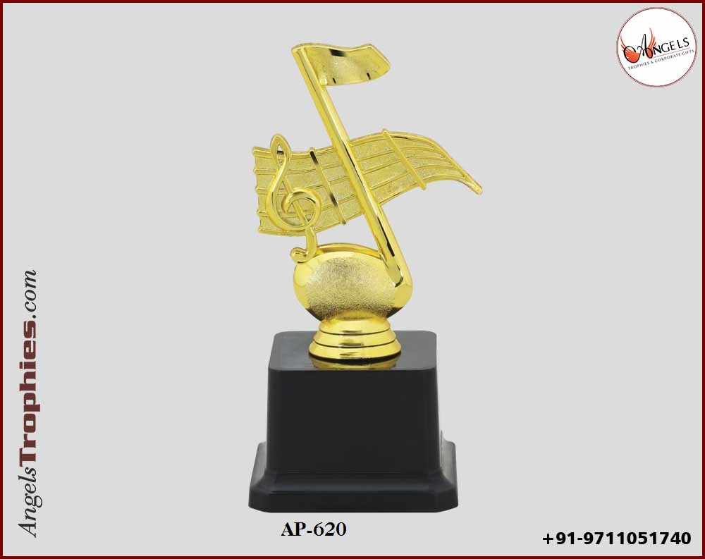 music award trophy with base