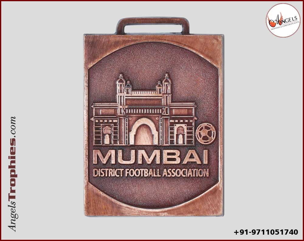 Fotball Medal with embossed with die