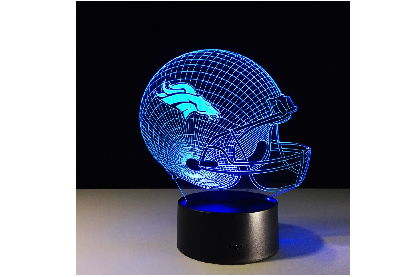 Creative-NFL-Denver-Broncos-Football-Telmet-Trophy-Illusion-3D-Night-Light-Remote-Control-Colorful-LED-Desk